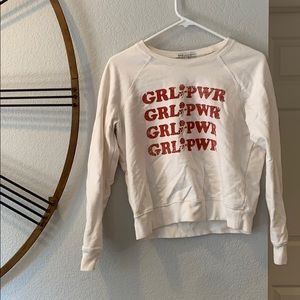 Girl Power Crew Neck Hoodie